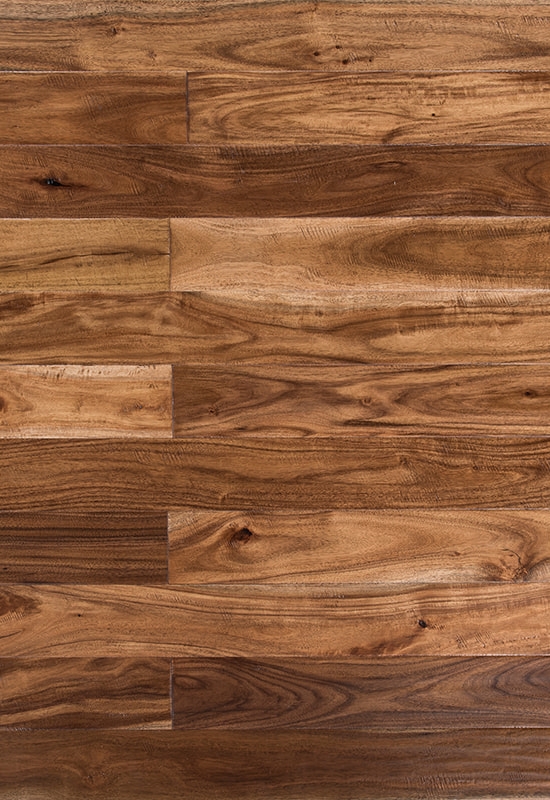 Parvus folium acacia 90mm manus-scraped solidum silvam Tabulatum